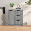 zahrada-XL Komoda sivý dub sonoma 60x30x70 cm spracované drevo 816989 zahrada-XL Komoda sivý dub sonoma 60x30x70 cm spracované drevo 816989