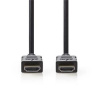 Nedis CVGB34000BK10 - Kabel High Speed HDMI™ s Ethernetem | HDMI Konektor - HDMI Konektor | 1 m | Černá barva Nedis CVGB34000BK10 - Kabel High Speed HDMI™ s Ethernetem | HDMI Konektor - HDMI Konektor | 1 m | Černá barva