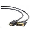 Kabel Gembird DisplayPort na DVI, M/M, 1m CC-DPM-DVIM-1M Kabel Gembird DisplayPort na DVI, M/M, 1m CC-DPM-DVIM-1M