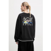 Bavlnená mikina adidas Originals Graphic Sweat JD1810 čierna XXS Bavlnená mikina adidas Originals Graphic Sweat JD1810 čierna XXS