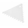 Stěrka na těsto, trojúhelníkový hřeben - sada 6 kusů, velké zuby, 6 ks, 110x110x(H)mm | HENDI, 554203 Stěrka na těsto, trojúhelníkový hřeben - sada 6 kusů, velké zuby, 6 ks, 110x110x(H)mm | HENDI, 554203