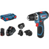 BOSCH Akumulátorová vŕtačka Bosch GSR 12V-15 FC Professional Sada 0.601.9F6.000 BOSCH Akumulátorová vŕtačka Bosch GSR 12V-15 FC Professional Sada 0.601.9F6.000