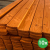Plotovky, zaoblené, tmavá lazúra, balenie 10 ks, 20 x 95 x 1500 mm Plotovky, zaoblené, tmavá lazúra, balenie 10 ks, 20 x 95 x 1500 mm
