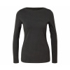 Tchibo - Tričko s dlhým rukávom s potlačou - pre dámy - veľ. M 40/42 - farba: čierna Tchibo - Tričko s dlhým rukávom s potlačou - pre dámy - veľ. M 40/42 - farba: čierna