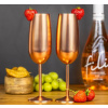 Sada nerezových pohárov na šampanské – rose gold Sada nerezových pohárov na šampanské – rose gold