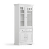 PROXIMA.store - Rustikálna drevená vitrína veľká 4s.2 - BELLUNO ELEGANTE FARBA: biela PROXIMA.store - Rustikálna drevená vitrína veľká 4s.2 - BELLUNO ELEGANTE FARBA: biela