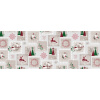 PVC obrus v šírke 140cm MODERNÉ VIANOCE - celá rolka 20 metrov PVC obrus v šírke 140cm MODERNÉ VIANOCE - celá rolka 20 metrov