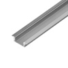 Aluminium profile for LED strips, 2000 x 24.5 x 6.85 mm, recessed, silver Aluminium profile for LED strips, 2000 x 24.5 x 6.85 mm, recessed, silver