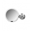 Simplehuman Kozmetické zrkadlá - Kozmetické nástenné zrkadlo s LED osvetlením, matná nerezová ST3003