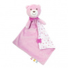 Chicco medvěd s dekou 47x40 maxi doudou růžový Chicco medvěd s dekou 47x40 maxi doudou růžový