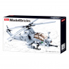 Sluban Army Model Bricks M38-B0838 Bitevní helikoptéra AH-1Z Viper Sluban Army Model Bricks M38-B0838 Bitevní helikoptéra AH-1Z Viper