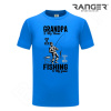 Pánske tričko RANGER® - motív Rybárčenie 11 S Modrá Pánske tričko RANGER® - motív Rybárčenie 11 S Modrá