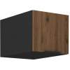 Nábytek PEGAS s.r.o. Horní skřínka MONZA - 40 NAGU-36 1F, Černá mat/Ořech Nábytek PEGAS s.r.o. Horní skřínka MONZA - 40 NAGU-36 1F, Černá mat/Ořech