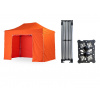 Nožnicový párty stan 3x4,5 m TENTino SMALL HEXAGON Farba opláštenia: 6A - ORANŽOVÁ Nožnicový párty stan 3x4,5 m TENTino SMALL HEXAGON Farba opláštenia: 6A - ORANŽOVÁ