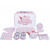 Bigjigs Toys čajový servis s puntiky v kufříku Bigjigs Toys čajový servis s puntiky v kufříku