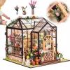 DIY PUZZLE MINIATÚRNY DOMČEK PUZZLE 3D SKLENÍK ZAHRADNÝ DOMČEK DARČEK DIY PUZZLE MINIATÚRNY DOMČEK PUZZLE 3D SKLENÍK ZAHRADNÝ DOMČEK DARČEK