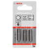 BOSCH Šroubovací bit zvlášť tvrdý Extra-Hart HEX 6, 25 mm (3 ks) 2607001728 BOSCH Šroubovací bit zvlášť tvrdý Extra-Hart HEX 6, 25 mm (3 ks) 2607001728