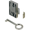 Zámek Hettich Nutbart pro povrchovou montáž 60 mm x 33,8 mm x 8,7 mm, poniklovaná ocel Zámek Hettich Nutbart pro povrchovou montáž 60 mm x 33,8 mm x 8,7 mm, poniklovaná ocel