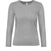 B&C | #E190 LSL /women, Dámske tričko s dlhým rukávom, sivá sport, XS B&C | #E190 LSL /women, Dámske tričko s dlhým rukávom, sivá sport, XS