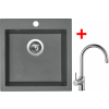 Sinks Viva 455 Titanium + Vitalia Sinks Viva 455 Titanium + Vitalia