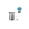Novus 106442800 nýtovací matice M 5 X 11,5 STAHL 10ST Novus 106442800 nýtovací matice M 5 X 11,5 STAHL 10ST