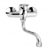 Mereo Sonáta Dřezová baterie nástěnná 100 mm, chrom CB301A06N Mereo Sonáta Dřezová baterie nástěnná 100 mm, chrom CB301A06N