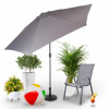 Záhradný slnečník - ZÁHRADNÝ DÁŽDNIK GRAFITOVÝ 3M ODOLNÝ PEVNÝ (Záhradný dáždnik sivý grafit 3M trvalá pevná látka) Záhradný slnečník - ZÁHRADNÝ DÁŽDNIK GRAFITOVÝ 3M ODOLNÝ PEVNÝ (Záhradný dáždnik sivý grafit 3M trvalá pevná látka)