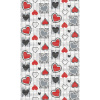 KÚPEĽŇOVÁ PREDLOŽKA Š.65CM - 15M ROLKA Motív - Srdiečka KÚPEĽŇOVÁ PREDLOŽKA Š.65CM - 15M ROLKA Motív - Srdiečka