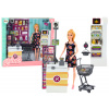LEAN TOYS Sada bábik v supermarkete s policami, nákupný vozík, potraviny LEAN TOYS Sada bábik v supermarkete s policami, nákupný vozík, potraviny