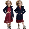 Detská bunda - Słońkids bunda 110 (Coat for Girls vreckety gombíky R110) Detská bunda - Słońkids bunda 110 (Coat for Girls vreckety gombíky R110)