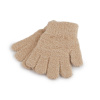 Detské pletené rukavice froté - béžové svetlá Detské pletené rukavice froté - béžové svetlá