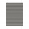 Plisovaná roleta antracitová 90x150 cm Šířka látky 89,4 cm Antracitová 4015090 Plisovaná roleta antracitová 90x150 cm Šířka látky 89,4 cm Antracitová 4015090