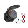 Nabíjačka na motocykel QC USB zásuvkový voltmeter AV9 (Nabíjačka na motocykel QC USB zásuvkový voltmeter AV9) Nabíjačka na motocykel QC USB zásuvkový voltmeter AV9 (Nabíjačka na motocykel QC USB zásuvkový voltmeter AV9)