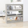 zahrada-XL Knižnica/deliaca stena betónová sivá 100x30x103 cm 811749 zahrada-XL Knižnica/deliaca stena betónová sivá 100x30x103 cm 811749