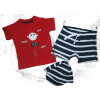 Detský komplet - Detská súprava C&A 62 biela, červená, námornícka modrá 3 ks. (C&A sada blúzkových tričiek krátke klobúky nový klobúk) Detský komplet - Detská súprava C&A 62 biela, červená, námornícka modrá 3 ks. (C&A sada blúzkových tričiek krátke klobúky nový klobúk)