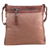 TESSRA Velká starorůžová crossbody dámská kabelka D5580 TESSRA Velká starorůžová crossbody dámská kabelka D5580