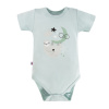 Eevi Body s krátkym rukávom MELLOW mätové - 80 Eevi Body s krátkym rukávom MELLOW mätové - 80