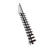 Minka STAIRS Priame modulové schodisko Joker orech/čierna, 304,2 cm Minka STAIRS Priame modulové schodisko Joker orech/čierna, 304,2 cm