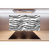 Sklenený panel do kuchynskej linky Zebra pozadia 100x50 cm Sklenený panel do kuchynskej linky Zebra pozadia 100x50 cm