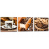 Obrázok 3 dielov na plátne, kávové a kávové zrná (Obrázky 3 čiastočné kávové zrná a škorica 210x70) Obrázok 3 dielov na plátne, kávové a kávové zrná (Obrázky 3 čiastočné kávové zrná a škorica 210x70)