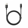Baseus Rýchlonabíjací kábel Silky USB/USB-C 1m 100W čierny 6932172668747 NoName Baseus Rýchlonabíjací kábel Silky USB/USB-C 1m 100W čierny 6932172668747 NoName