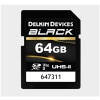 Delkin SDXC BLACK Rugged UHS-II R300/W250 (V90) 64GB (new) DSDBV9064BX Delkin SDXC BLACK Rugged UHS-II R300/W250 (V90) 64GB (new) DSDBV9064BX