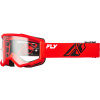 okuliare FOCUS, FLY RACING - USA detské (červené/čierne - číre plexi) okuliare FOCUS, FLY RACING - USA detské (červené/čierne - číre plexi)