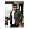 84690 Dewberry Seasonal Mens Jacket-KHAKI-BLACK kaki L dewberry 2465430657398 84690 Dewberry Seasonal Mens Jacket-KHAKI-BLACK kaki L dewberry 2465430657398