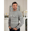 Fashionweek Pánsky vianočný sveter NB5839 Farba: Šedá, Veľkosť: XL Fashionweek Pánsky vianočný sveter NB5839 Farba: Šedá, Veľkosť: XL
