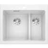 Kuchynský drez Blanco Pleon 6 Split Biela, bez excentra 521693 Kuchynský drez Blanco Pleon 6 Split Biela, bez excentra 521693