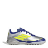 adidas F50 League Juniors Astro Turf Football Boots Silver/Blue 4 (36.5) adidas F50 League Juniors Astro Turf Football Boots Silver/Blue 4 (36.5)