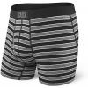 Pánske nohavičky SAXX Ultra Boxer Brief Fly black crew stripe S Pánske nohavičky SAXX Ultra Boxer Brief Fly black crew stripe S