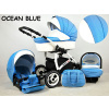 Detský kočík Rafpol White Lux - Ocean Blue (2-kombinácia) Detský kočík Rafpol White Lux - Ocean Blue (2-kombinácia)