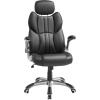 Luxusné kancelárske kreslo, kancelárska ergonomická stolička, čierna Luxusné kancelárske kreslo, kancelárska ergonomická stolička, čierna